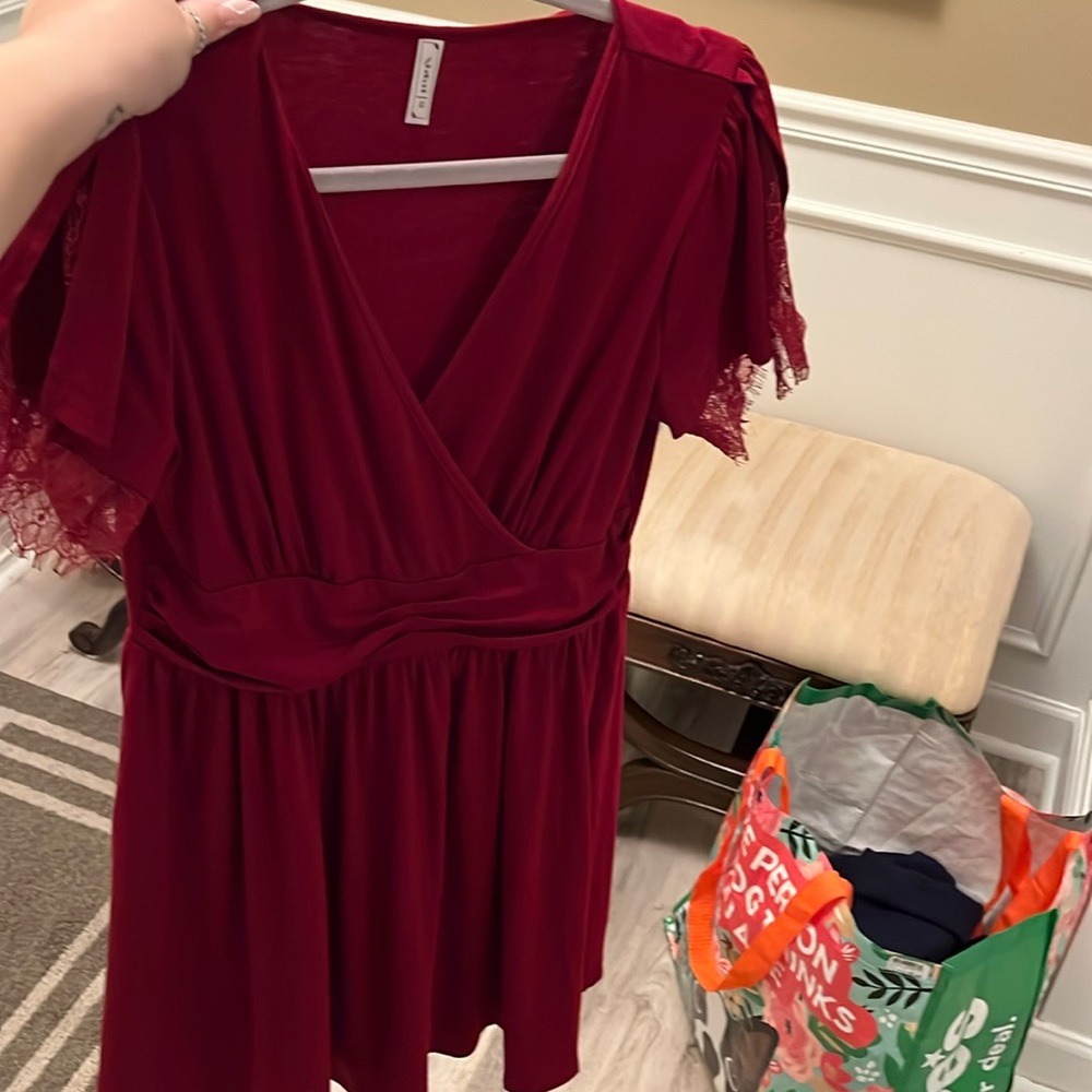 Red dress